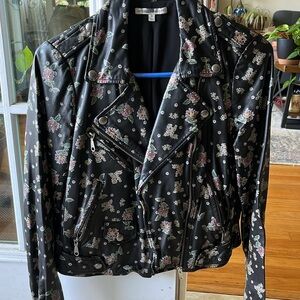 Rebecca minkoff vegan leather jacket